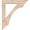 Ekena Millwork Legacy Traditional Smooth Bracket w/ Offset Brace, Douglas Fir, 5 1/2"W x 28"D x 32"H BKT0604X28X32LEC01SDF - alternate 4